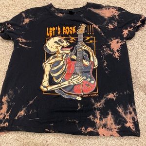 Rock Skeleton T Shirt